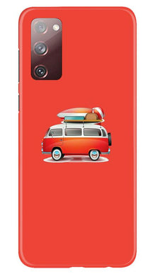 Travel Bus Mobile Back Case for Galaxy S20 FE (Design - 258)