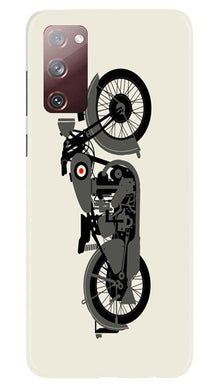 MotorCycle Mobile Back Case for Galaxy S20 FE (Design - 259)