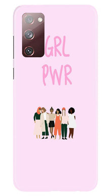 Girl Power Mobile Back Case for Galaxy S20 FE (Design - 267)