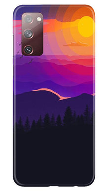 Sun Set Mobile Back Case for Galaxy S20 FE (Design - 279)
