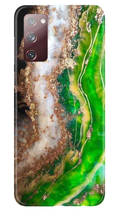 Marble Texture Mobile Back Case for Galaxy S20 FE (Design - 307)