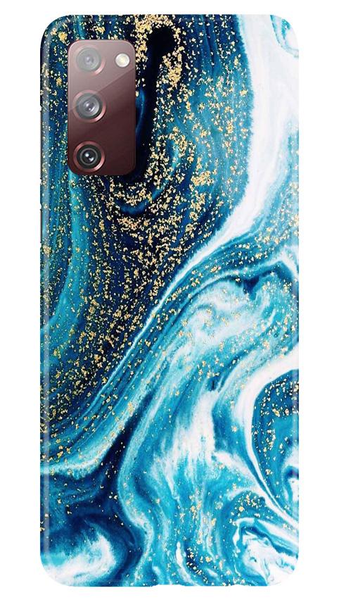 Marble Texture Mobile Back Case for Galaxy S20 FE (Design - 308)