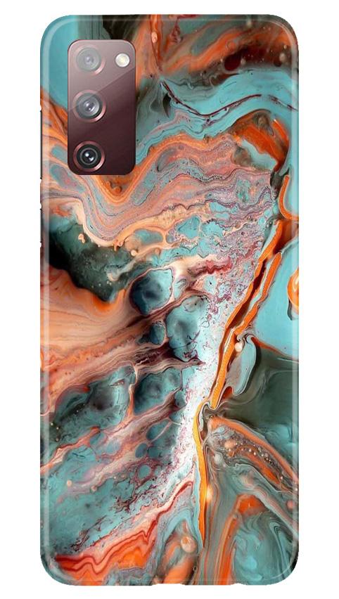 Marble Texture Mobile Back Case for Galaxy S20 FE (Design - 309)