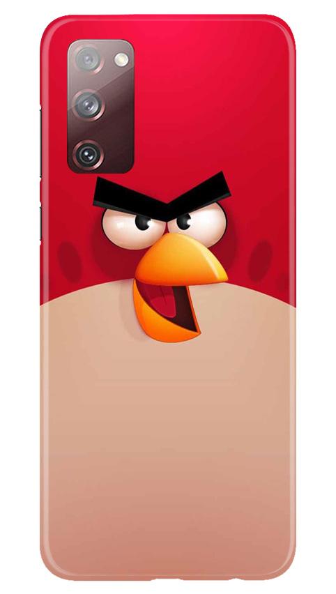 Angry Bird Red Mobile Back Case for Galaxy S20 FE (Design - 325)