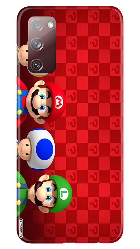 Mario Mobile Back Case for Galaxy S20 FE (Design - 337)