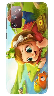 Baby Girl Mobile Back Case for Galaxy S20 FE (Design - 339)