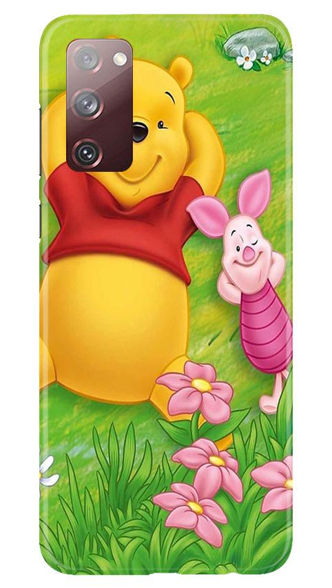 Winnie The Pooh Mobile Back Case for Samsung Galaxy S20 FE (Design - 348)