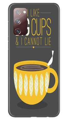 Big Cups Coffee Mobile Back Case for Galaxy S20 FE (Design - 352)