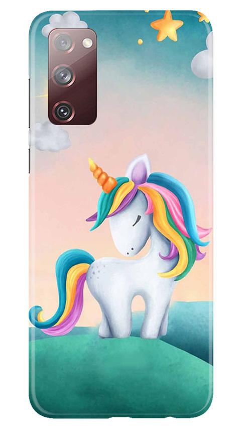 Unicorn Mobile Back Case for Galaxy S20 FE (Design - 366)