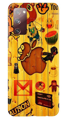 Wooden Texture Mobile Back Case for Galaxy S20 FE (Design - 367)