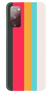 Color Pattern Mobile Back Case for Galaxy S20 FE (Design - 369)