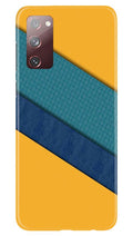 Diagonal Pattern Mobile Back Case for Samsung Galaxy S20 FE (Design - 370)