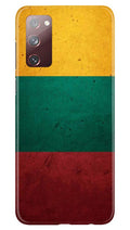 Color Pattern Mobile Back Case for Samsung Galaxy S20 FE (Design - 374)