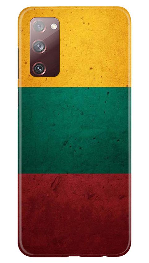 Color Pattern Mobile Back Case for Samsung Galaxy S20 FE (Design - 374)