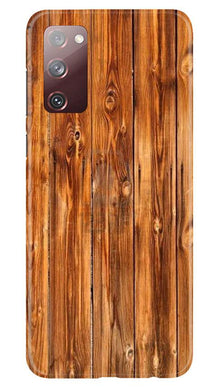 Wooden Texture Mobile Back Case for Galaxy S20 FE (Design - 376)