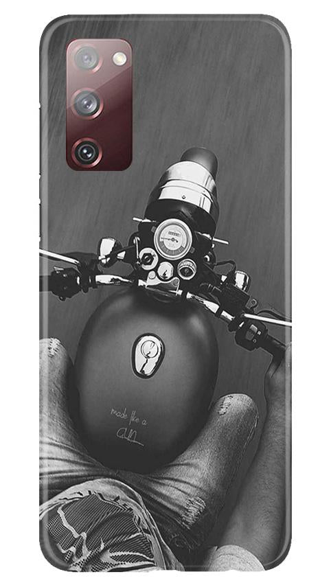 Royal Enfield Mobile Back Case for Galaxy S20 FE (Design - 382)