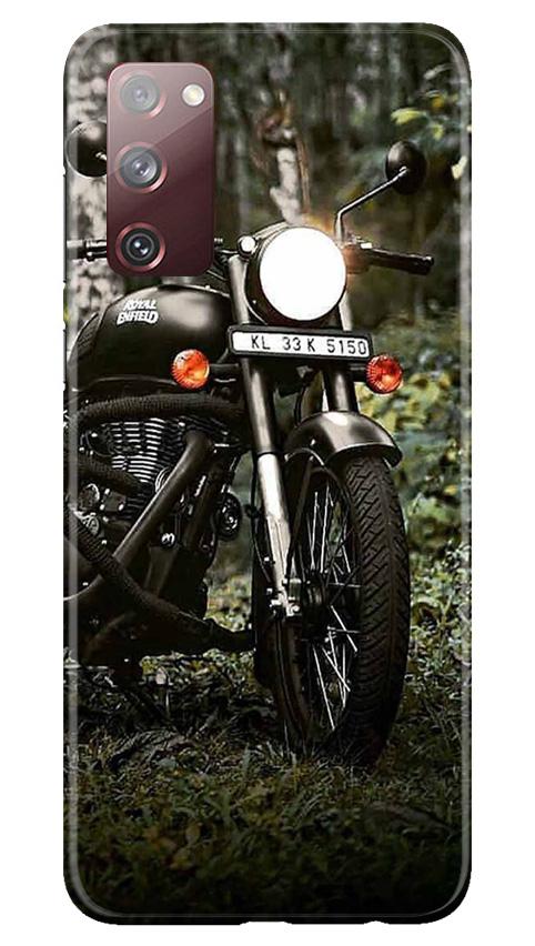 Royal Enfield Mobile Back Case for Galaxy S20 FE (Design - 384)