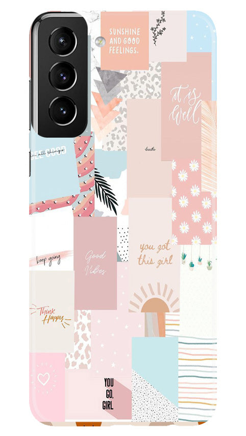 Shinny Blue Background Case for Samsung Galaxy S22 Plus