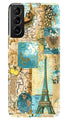 Travel Eiffel Tower Case for Samsung Galaxy S22 Plus (Design No. 175)