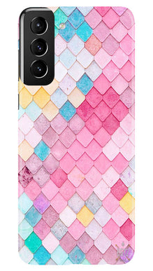 Pink Pattern Mobile Back Case for Samsung Galaxy S22 Plus (Design - 184)