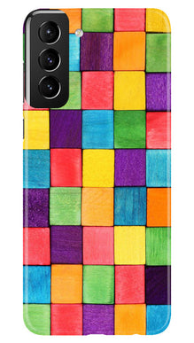 Colorful Square Mobile Back Case for Samsung Galaxy S22 Plus (Design - 187)