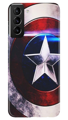 Captain America Shield Mobile Back Case for Samsung Galaxy S22 Plus (Design - 219)