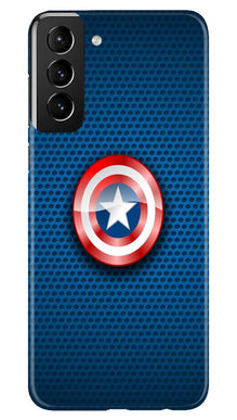 Captain America Shield Mobile Back Case for Samsung Galaxy S22 Plus (Design - 222)