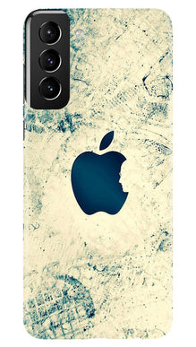Apple Logo Mobile Back Case for Samsung Galaxy S22 Plus (Design - 251)