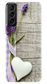 White Heart Case for Samsung Galaxy S22 Plus (Design No. 260)