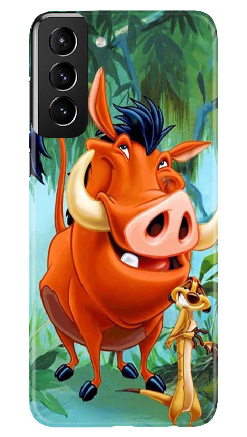 Timon and Pumbaa Mobile Back Case for Samsung Galaxy S22 Plus (Design - 267)