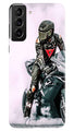 Biker Mobile Back Case for Samsung Galaxy S22 Plus (Design - 342)