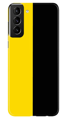 Black Yellow Pattern Mobile Back Case for Samsung Galaxy S22 Plus (Design - 354)