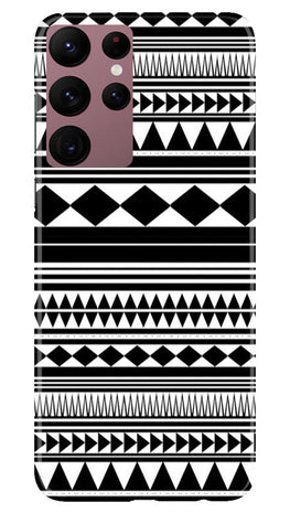 Black white Pattern Case for Samsung Galaxy S22 Ultra