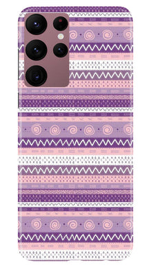 Zigzag line pattern3 Mobile Back Case for Samsung Galaxy S22 Ultra (Design - 11)