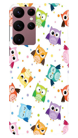 Owl Baground Pattern shore Case for Samsung Galaxy S22 Ultra