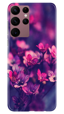 flowers Mobile Back Case for Samsung Galaxy S22 Ultra (Design - 25)