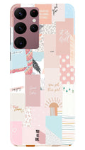 Shinny Blue Background Case for Samsung Galaxy S22 Ultra
