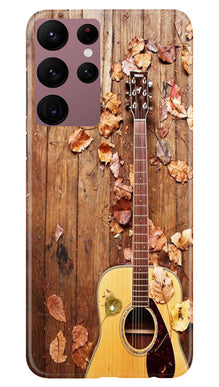 Guitar Mobile Back Case for Samsung Galaxy S22 Ultra (Design - 43)
