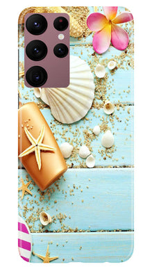 Sea Shells Mobile Back Case for Samsung Galaxy S22 Ultra (Design - 63)