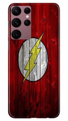Flash Superhero Mobile Back Case for Samsung Galaxy S22 Ultra  (Design - 116)