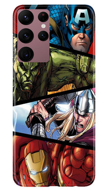 Avengers Superhero Mobile Back Case for Samsung Galaxy S22 Ultra  (Design - 124)