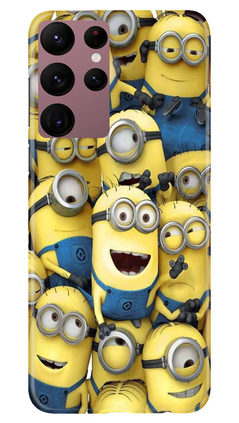 Minions Case for Samsung Galaxy S22 Ultra  (Design - 127)