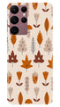 Leaf Pattern Art Case for Samsung Galaxy S22 Ultra  (Design - 132)