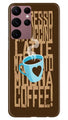 Love Coffee Mobile Back Case for Samsung Galaxy S22 Ultra (Design - 311)