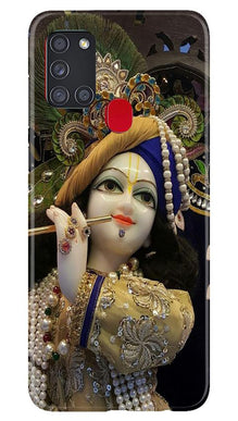 Lord Krishna3 Mobile Back Case for Samsung Galaxy A21s (Design - 18)