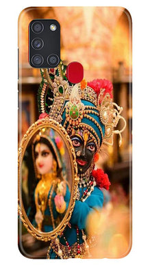 Lord Krishna5 Mobile Back Case for Samsung Galaxy A21s (Design - 20)