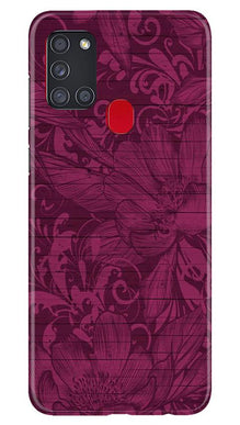 Purple Backround Mobile Back Case for Samsung Galaxy A21s (Design - 22)