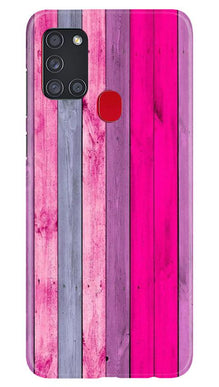 Wooden look Mobile Back Case for Samsung Galaxy A21s (Design - 24)