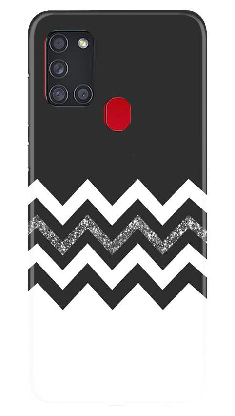 Black white Pattern2Case for Samsung Galaxy A21s