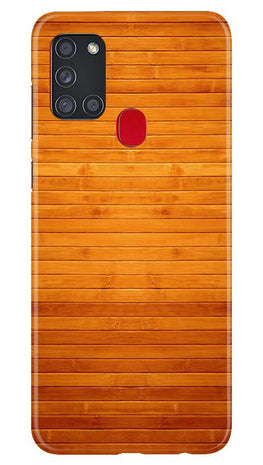 Wooden Look Case for Samsung Galaxy A21s(Design - 111)